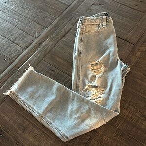HOLLISTER ULTRA HIGH RISE MOM JEAN 5L W27 L29 VINTAGE STRETCH BUNDLE2SAVE